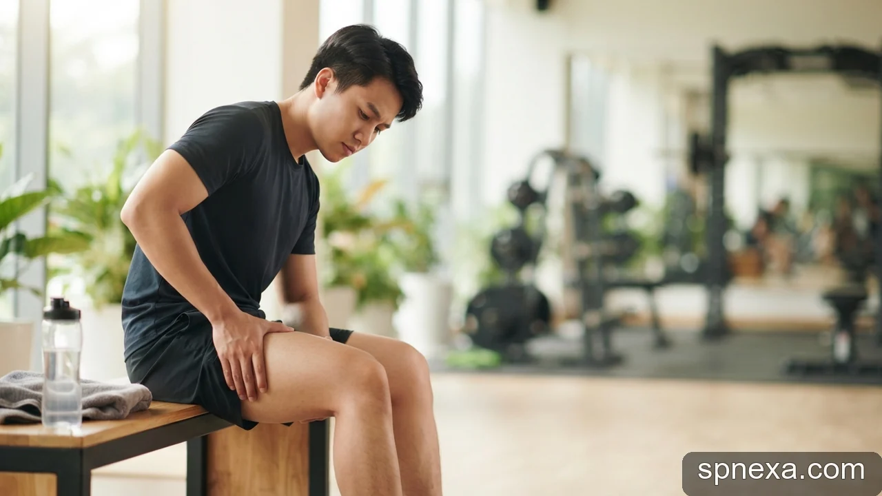 Minh họa: Đau cơ sau tập và dấu hiệu chấn thương cần phân biệt ra sao?